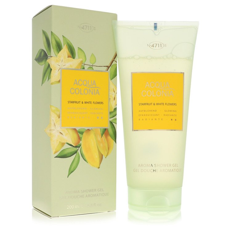 4711 Shower Gel (Unisex) 6.8 oz Shower Gel 4711 Acqua Colonia Starfruit & White Flowers Shower Gel (Unisex) By 4711
