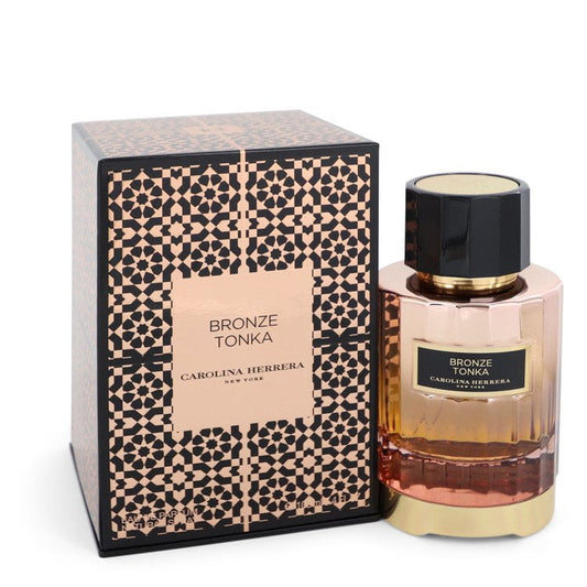 Carolina Herrera Eau De Parfum Spray (Unisex) 3.4 oz Eau De Parfum Spray Bronze Tonka Eau De Parfum Spray (Unisex) By Carolina Herrera